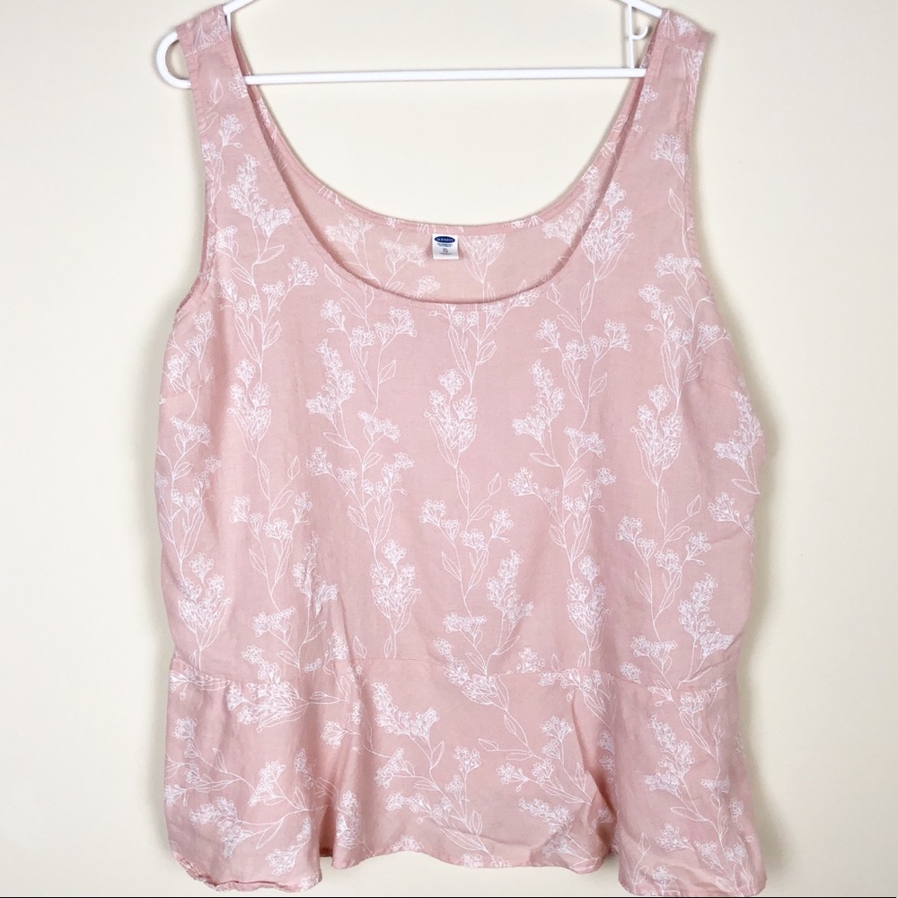 NWOT Old Navy Plus Size Blush Pink Tank Top